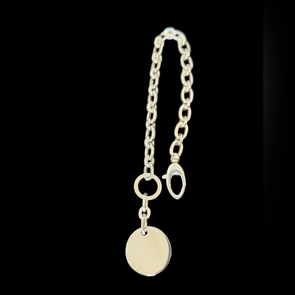 Gucci Sterling Silver Trademark Chain Bracelet - Picture 2 of 6